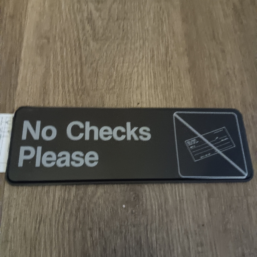 No Checks Please